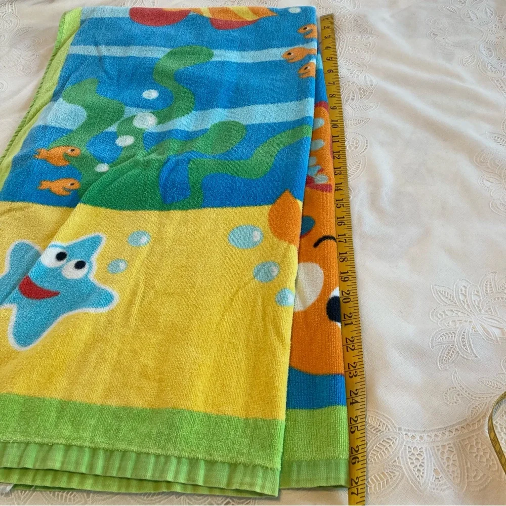 Colorful Ocean Adventure Kids Towel